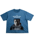 Denim Wash Boxy Fit T-shirt Front Design